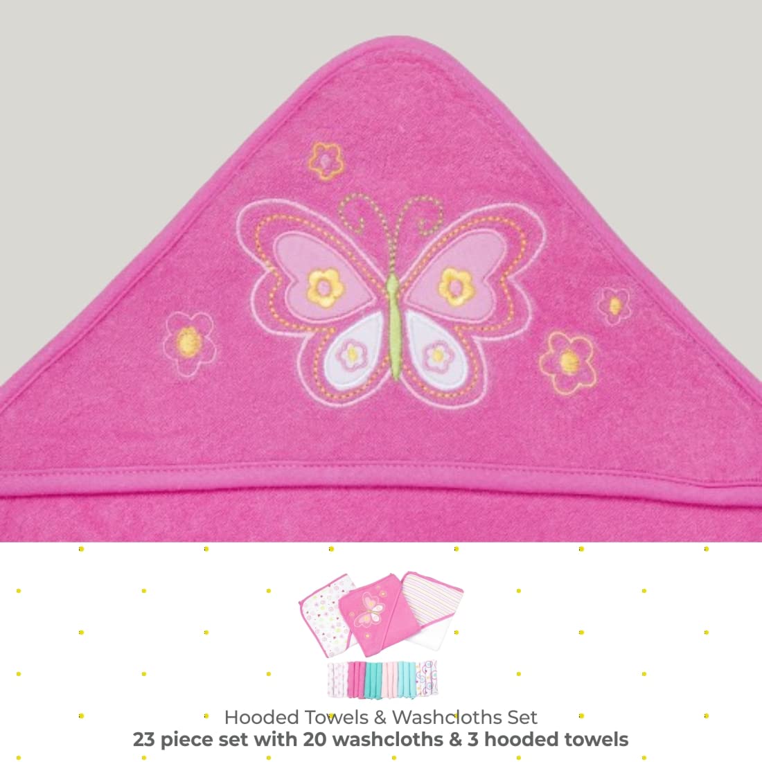 Spasilk textured baby washcloths gently clean delicate skin during bath time