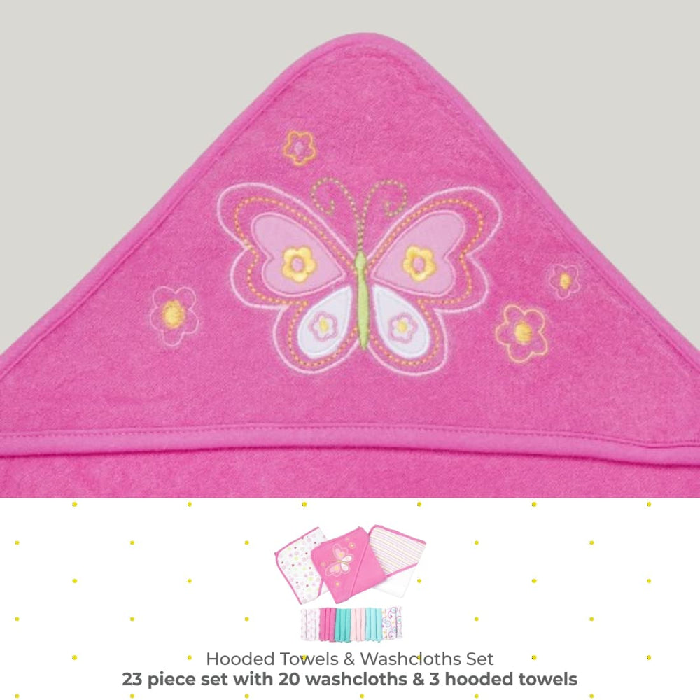 Spasilk textured baby washcloths gently clean delicate skin during bath time