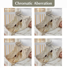 SPBL&L Jesus Christian Nursery Blanket rolled for travel and on-the-go comfort