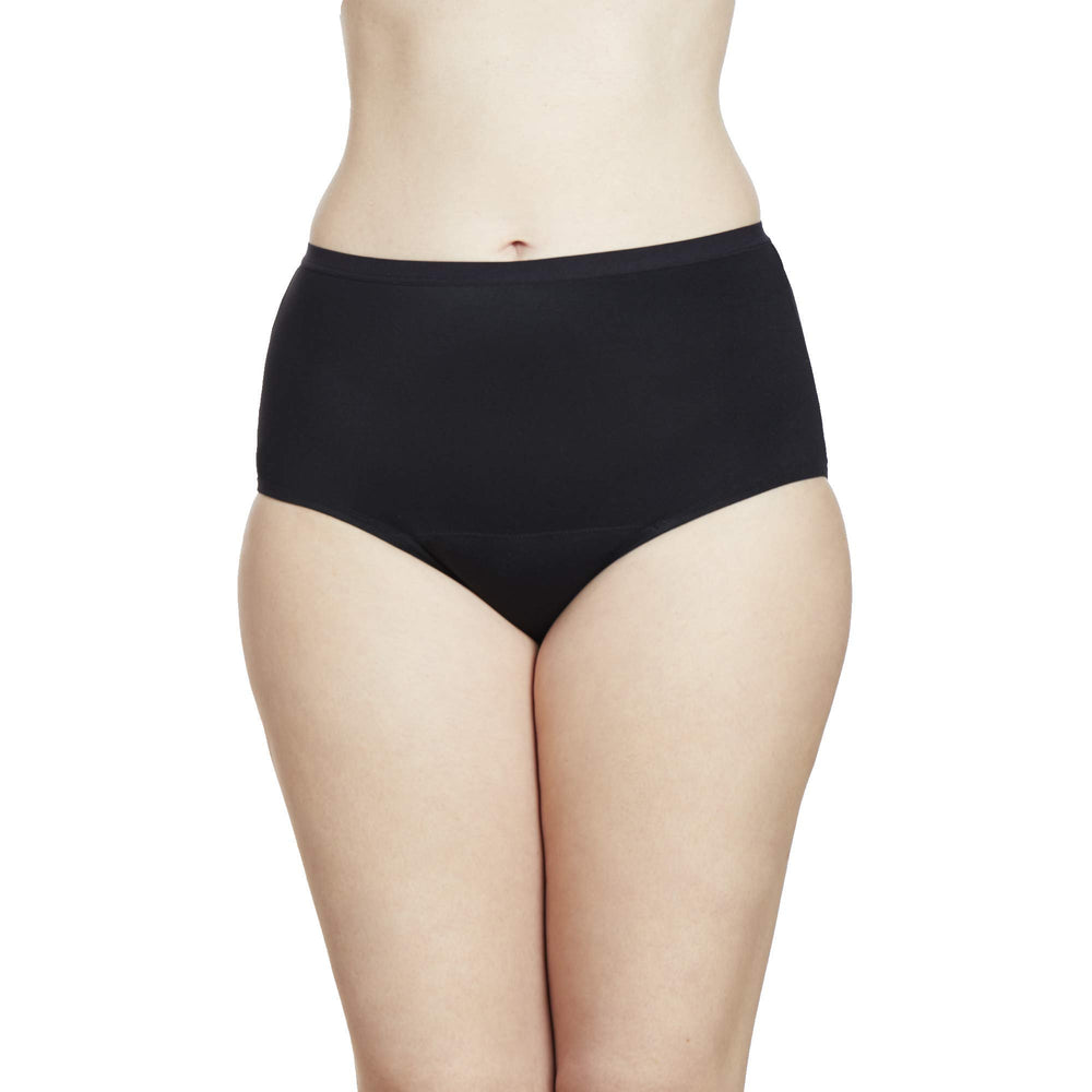 Speax by Thinx hi-waist underwear packshot showing discreet protection.
