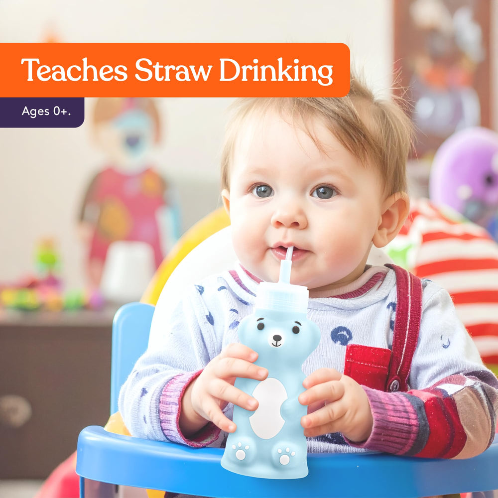 Special Supplies BPA-free silicone bottle ensures safe everyday use.