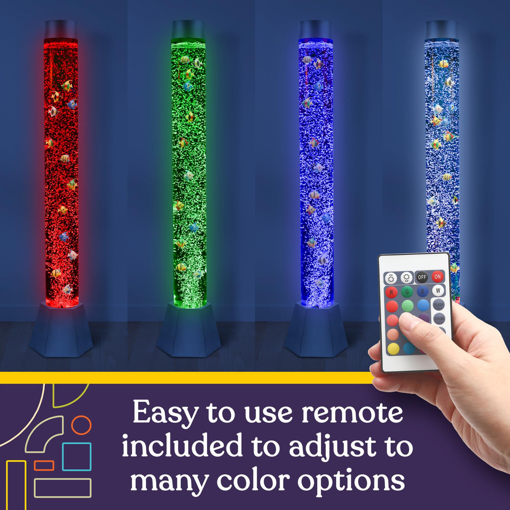 Special Supplies Diamond remote-control lamp enables easy theme changes from across the room.