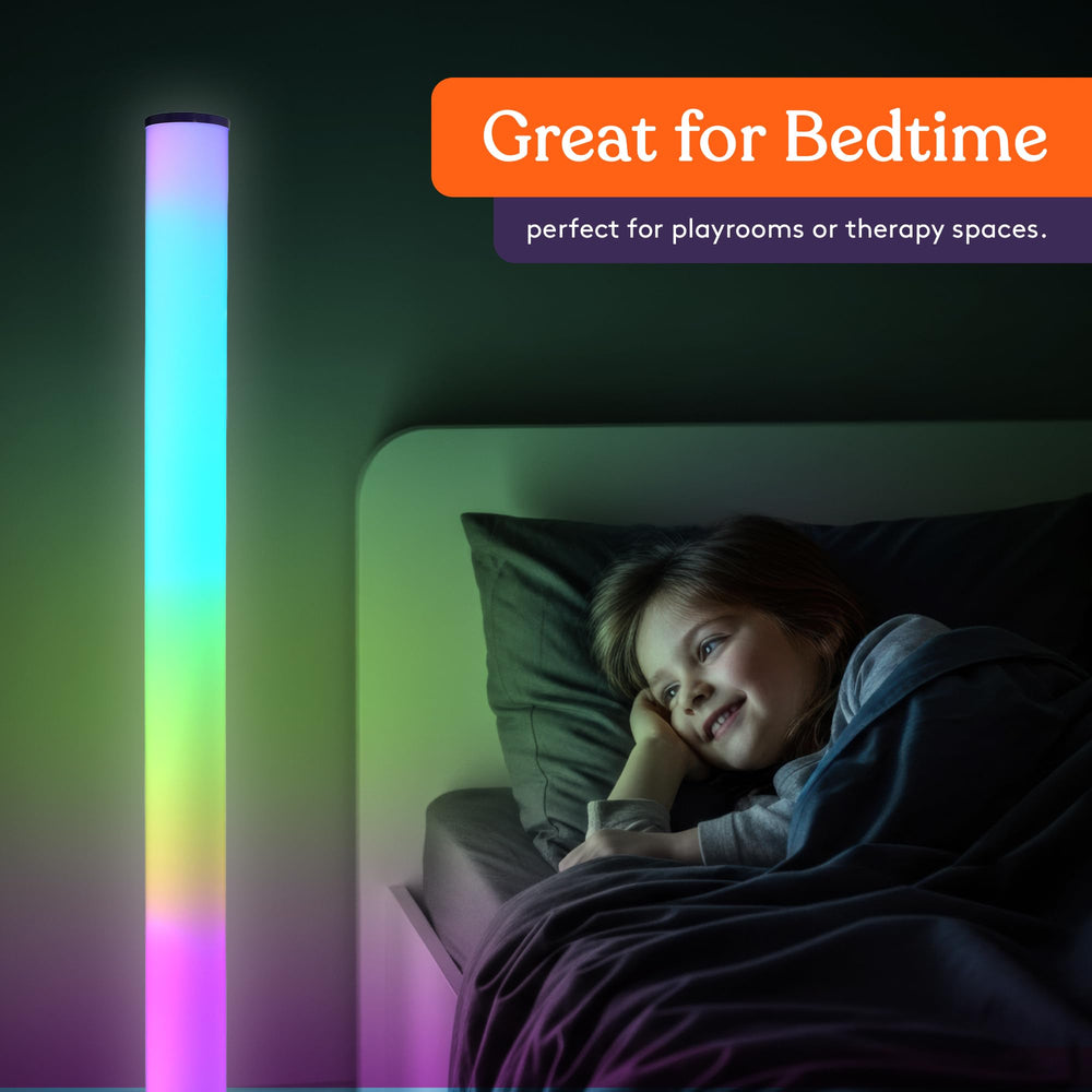 Special Supplies sensory light 5.9-foot power cord supports flexible setup.