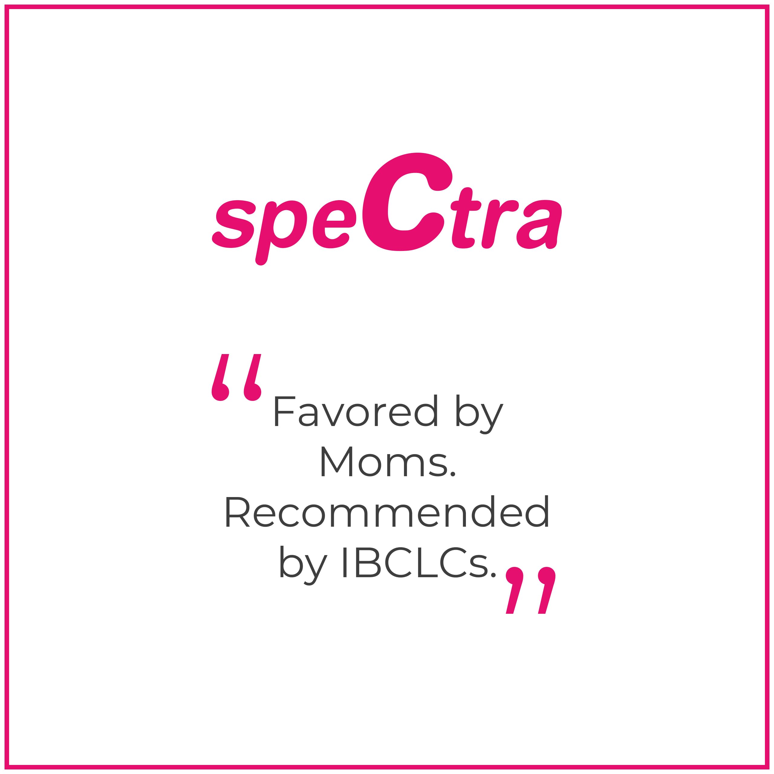 Spectra backflow protector shown with the breast pump assembly.