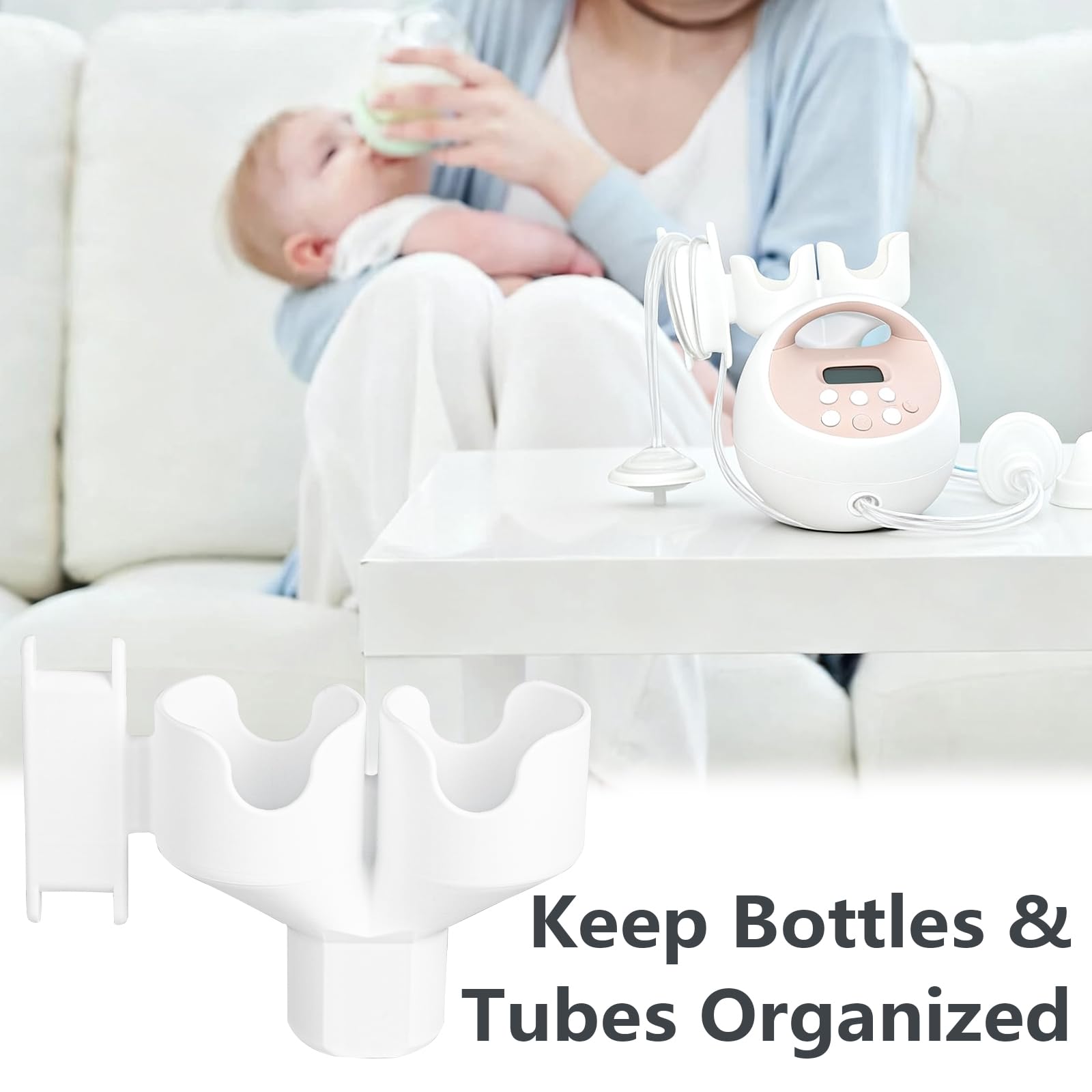 Spectra bottle holder easy to clean by hand-washing.