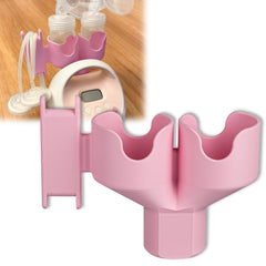 Spectra Bottle Holder pink angle view showing a stable bottle fit.