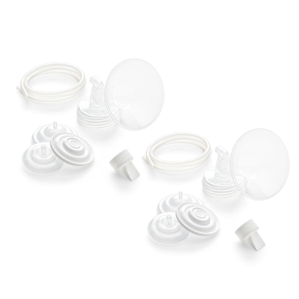 Spectra small 20mm breast shield 2-pack assembled for quick replacement