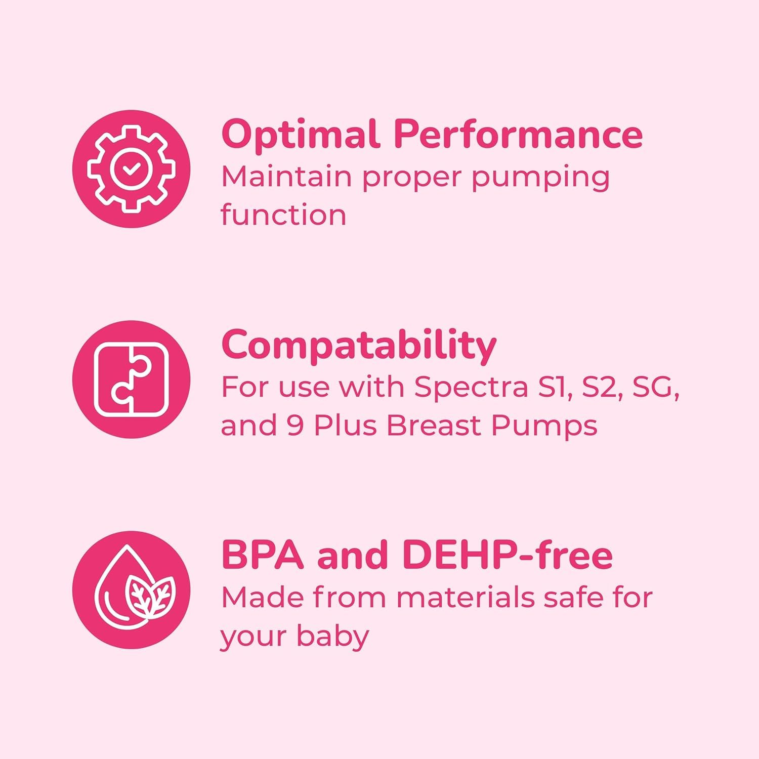 Spectra valve easy to clean after use