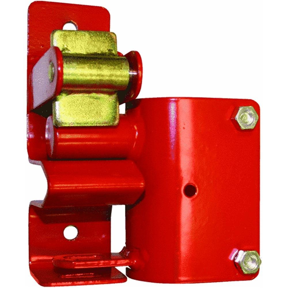 SpeeCo one way gate latch red, easy one-handed operation for secure gate access.