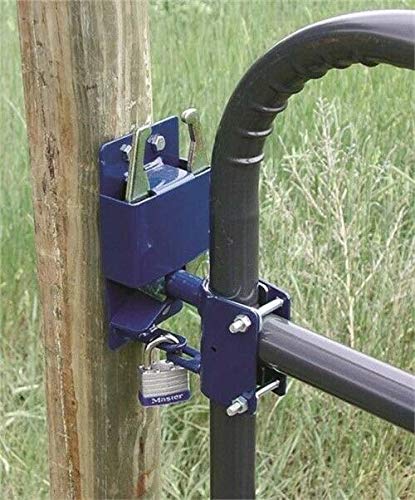 SpeeCo blue two-way latch close-up highlights durable construction and smooth action.