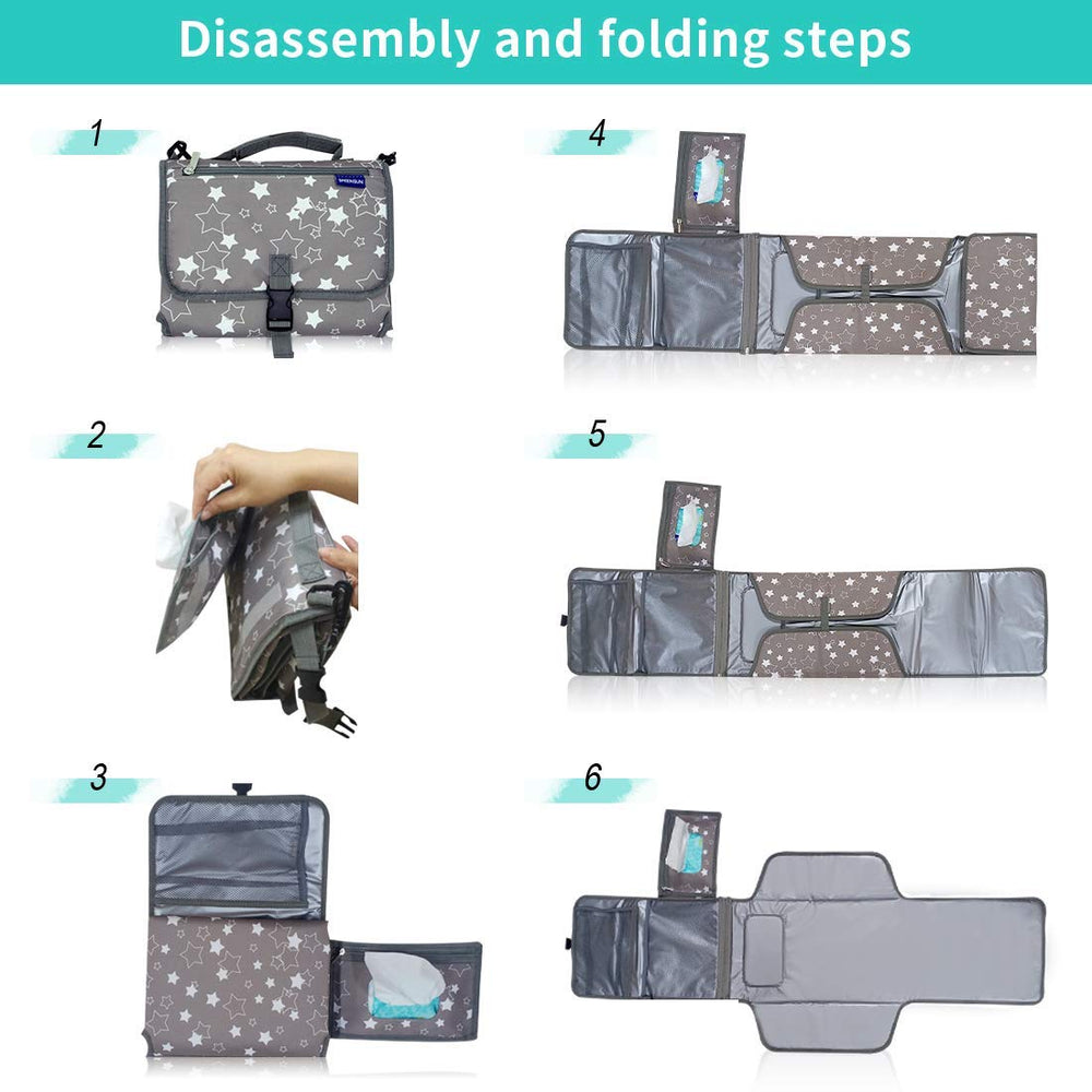 SPEENSUN cushioned headrest and 32-inch cushion for baby comfort