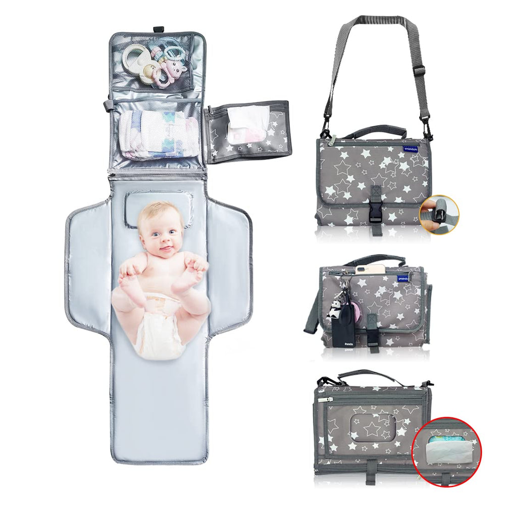 SPEENSUN portable changing pad waterproof fabric for easy cleanup
