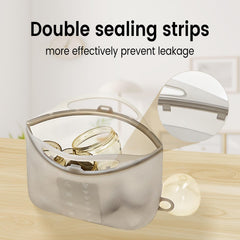 Spidfee sterilizes breast pump parts quickly using microwave heat.