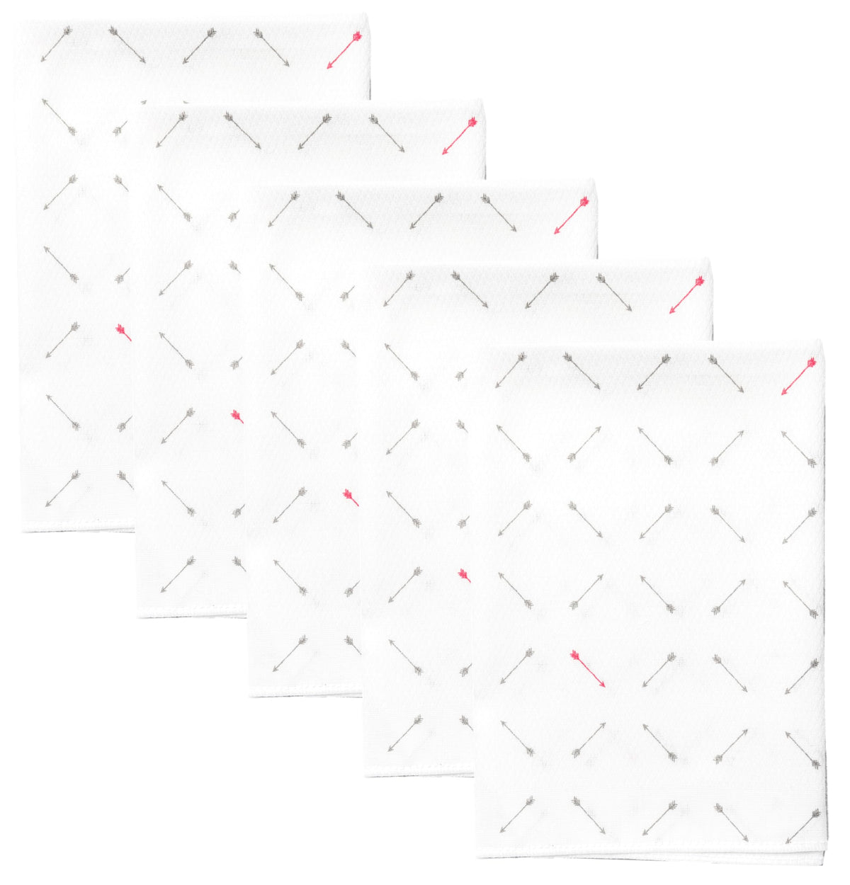 Spilt Milk five-pack muslin washcloths laid flat for softness and absorbency