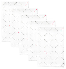 Spilt Milk five-pack muslin washcloths laid flat for softness and absorbency
