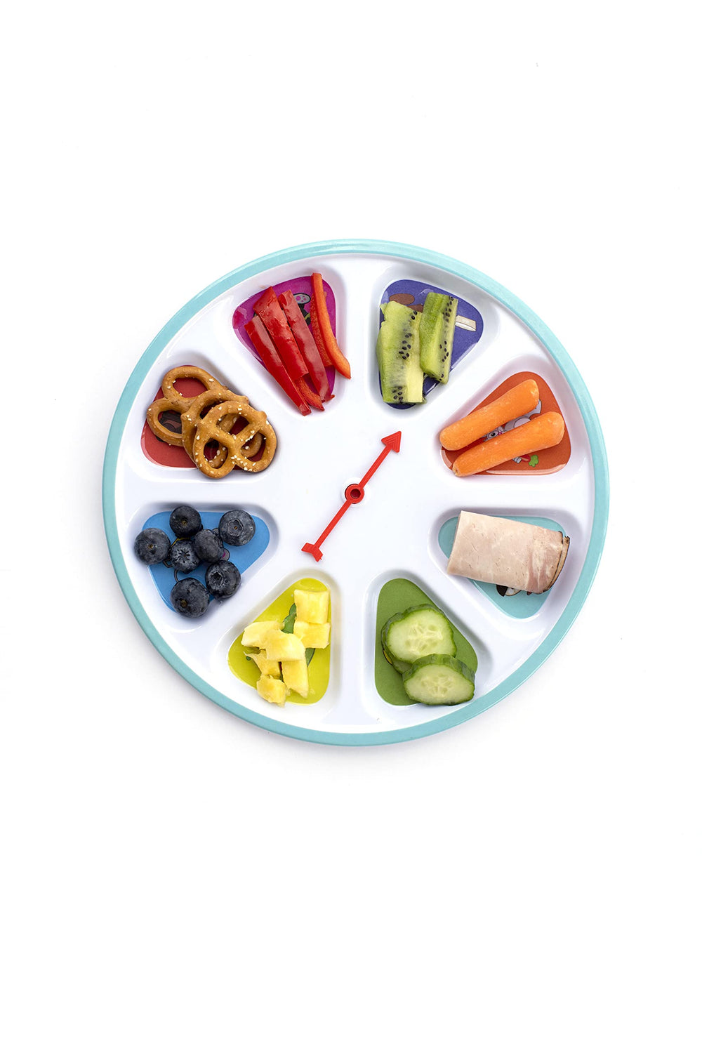 SpinMeal animated animal design plate makes meals fun and engaging for kids