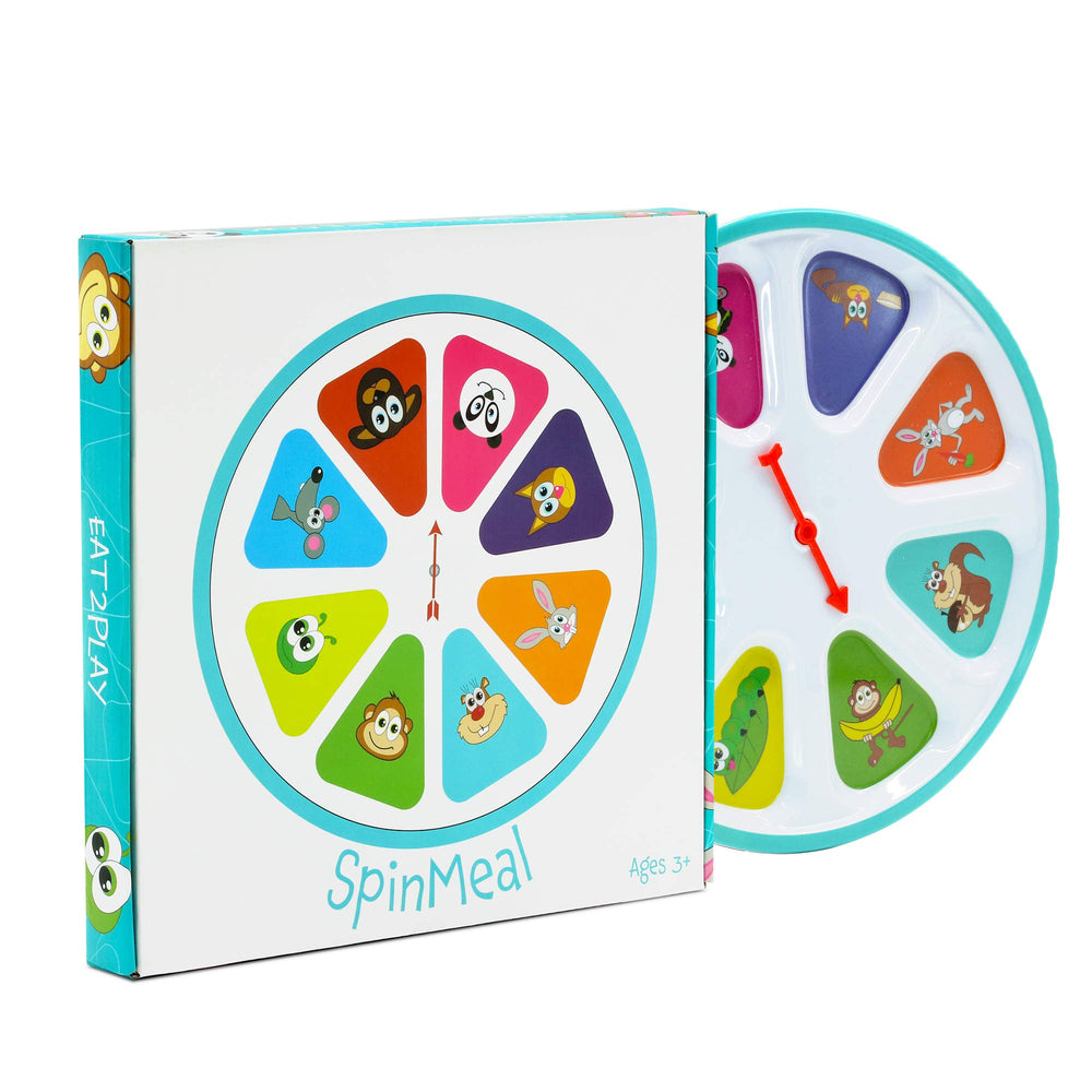 SpinMeal dishwasher and microwave safe plate simplifies cleaning and reheating