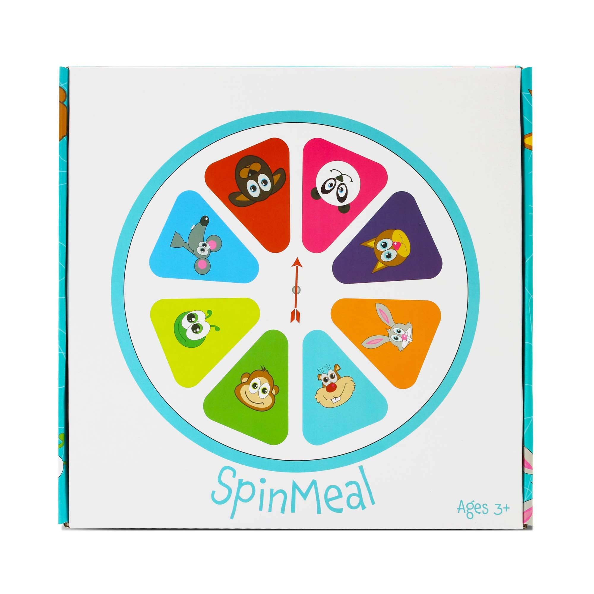 SpinMeal medium-size round plate fits toddlers and supports balanced portions