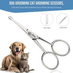 Spire baby nail scissors with ergonomic handles for easy, precise trimming.