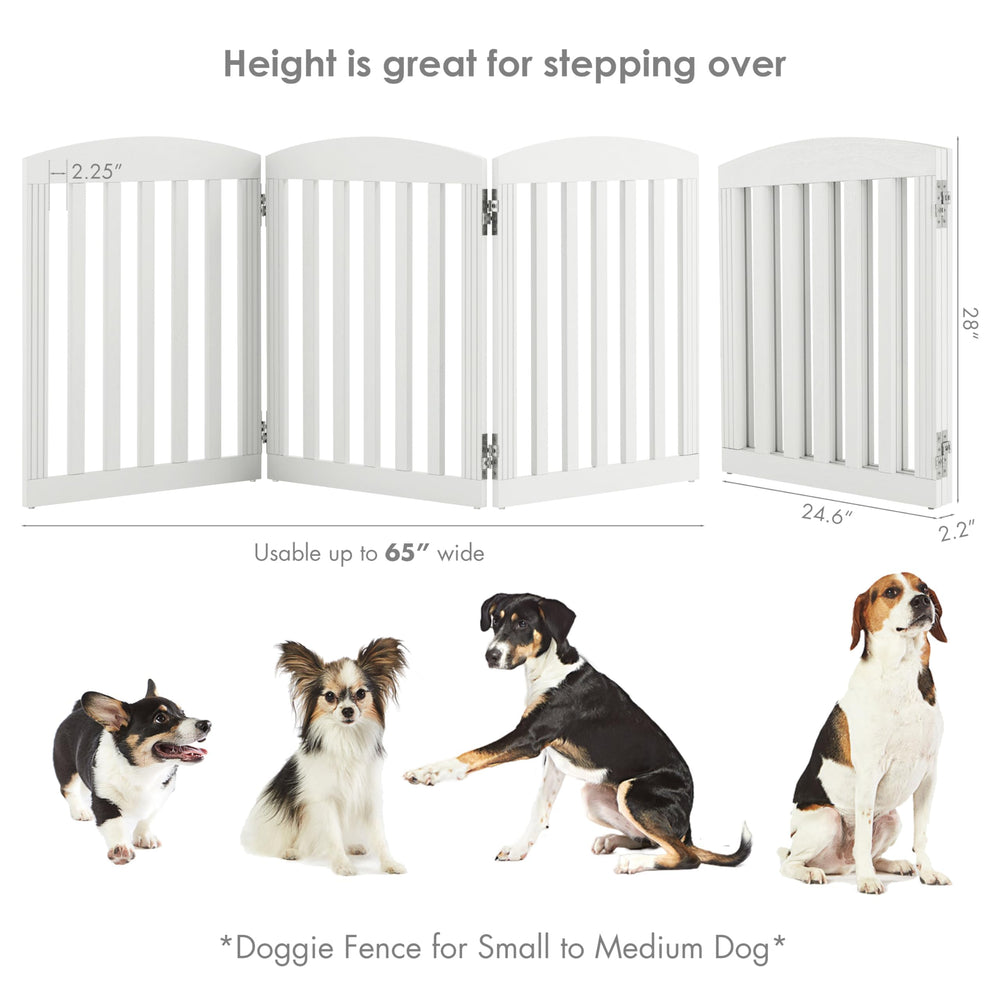 Spirich freestanding design stays in place yet moves easily