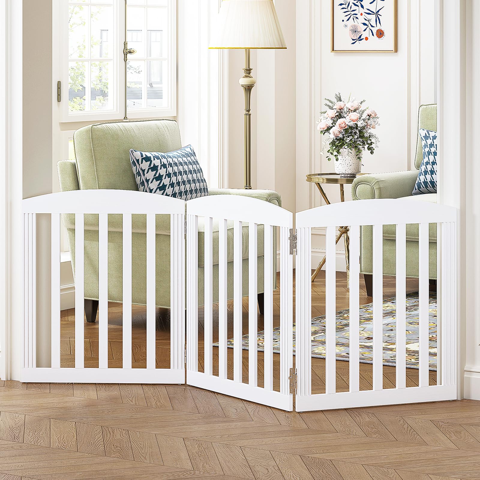 Spirich no-drill installation gate for stairs and rooms