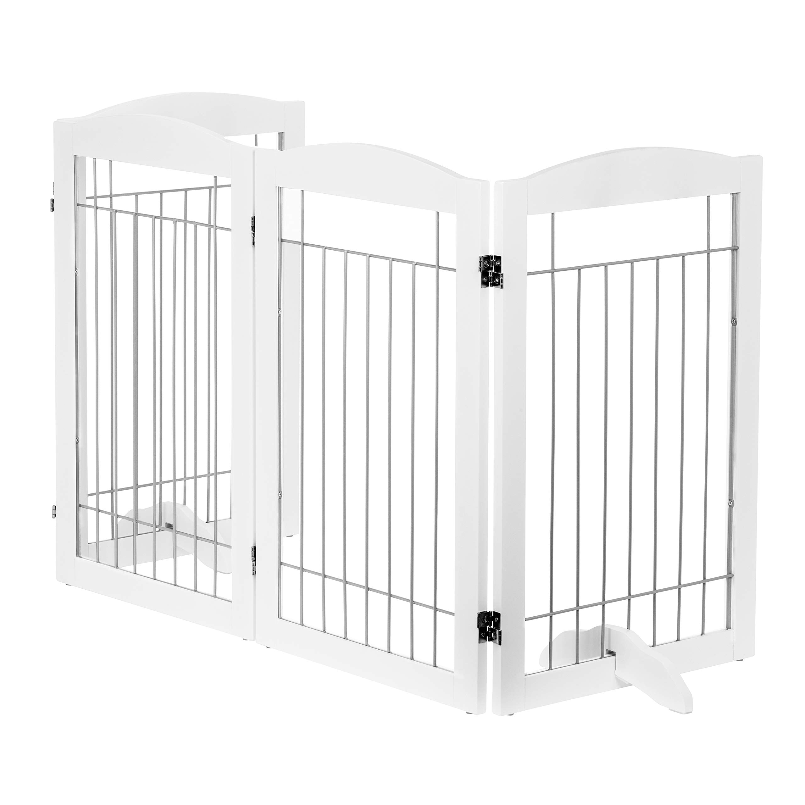 Spirich freestanding gate requires no assembly for quick use.