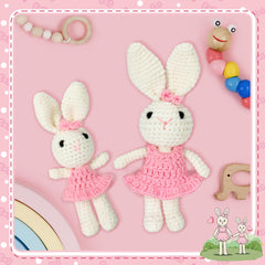 Splandiant little sister crochet doll with coordinating colors encourages sibling bonding and play.