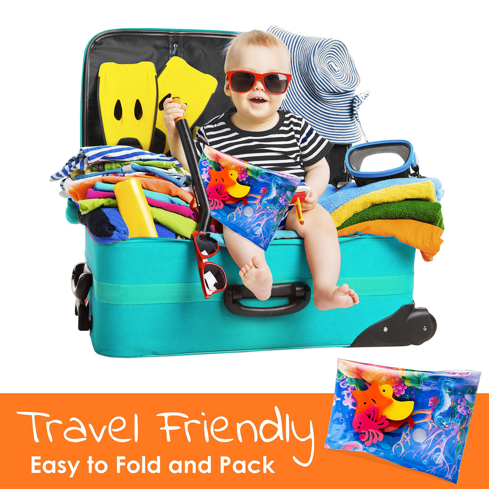 Splashin'kids BPA-free water mat supports safe, playful sessions.