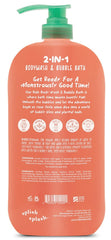 Splish Splash Watermelon bubble bath with rich foam for tub time.