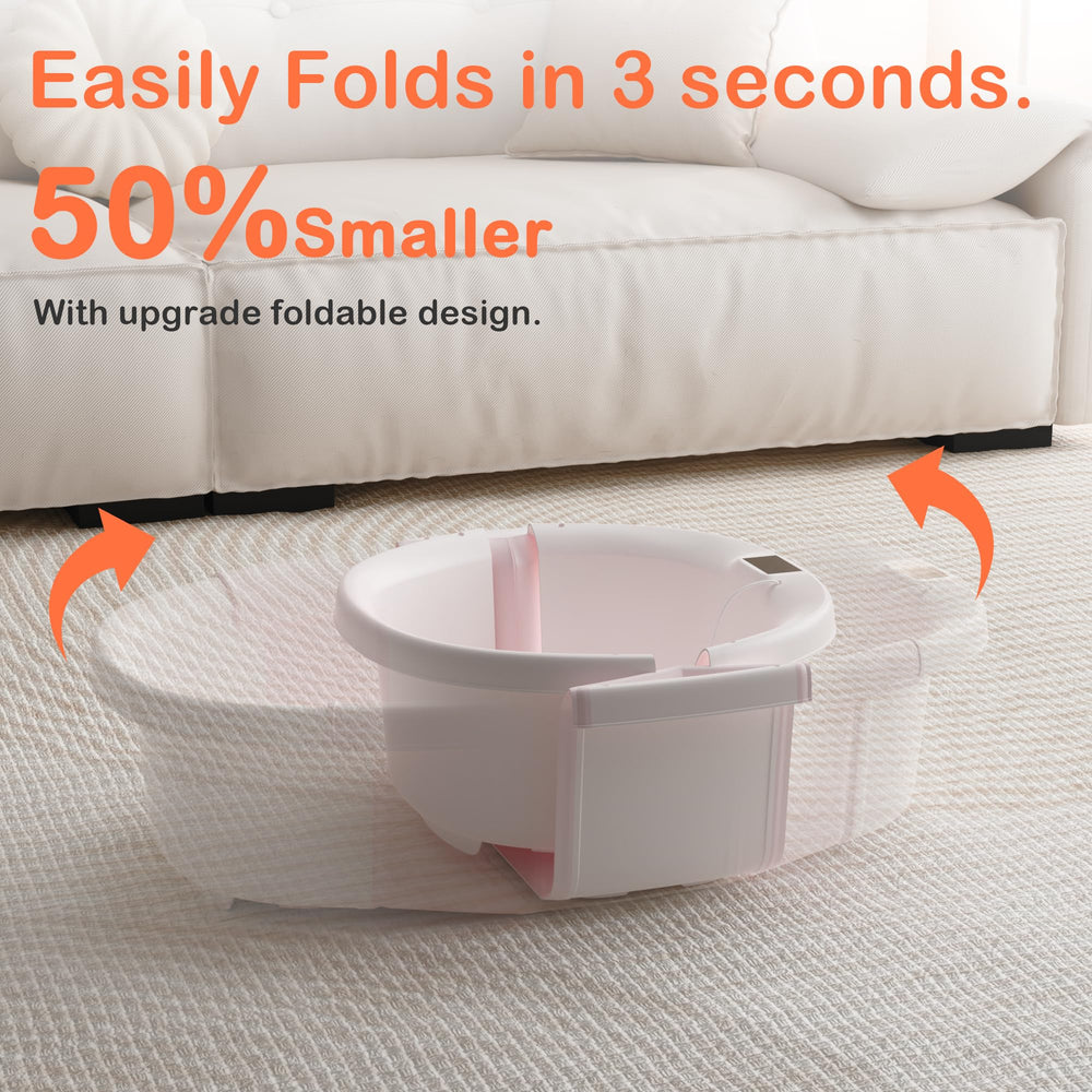 Spluvvly collapsible baby bath cushion provides soft support.