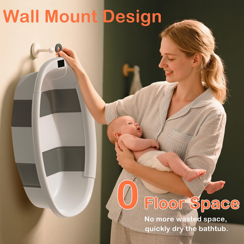 Spluvvly tub on non-slip base keeps bath stable during wiggles.