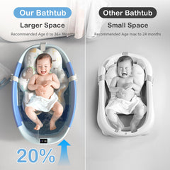 Spluvvly collapsible tub unfolded for a spacious bath with comfortable seating.