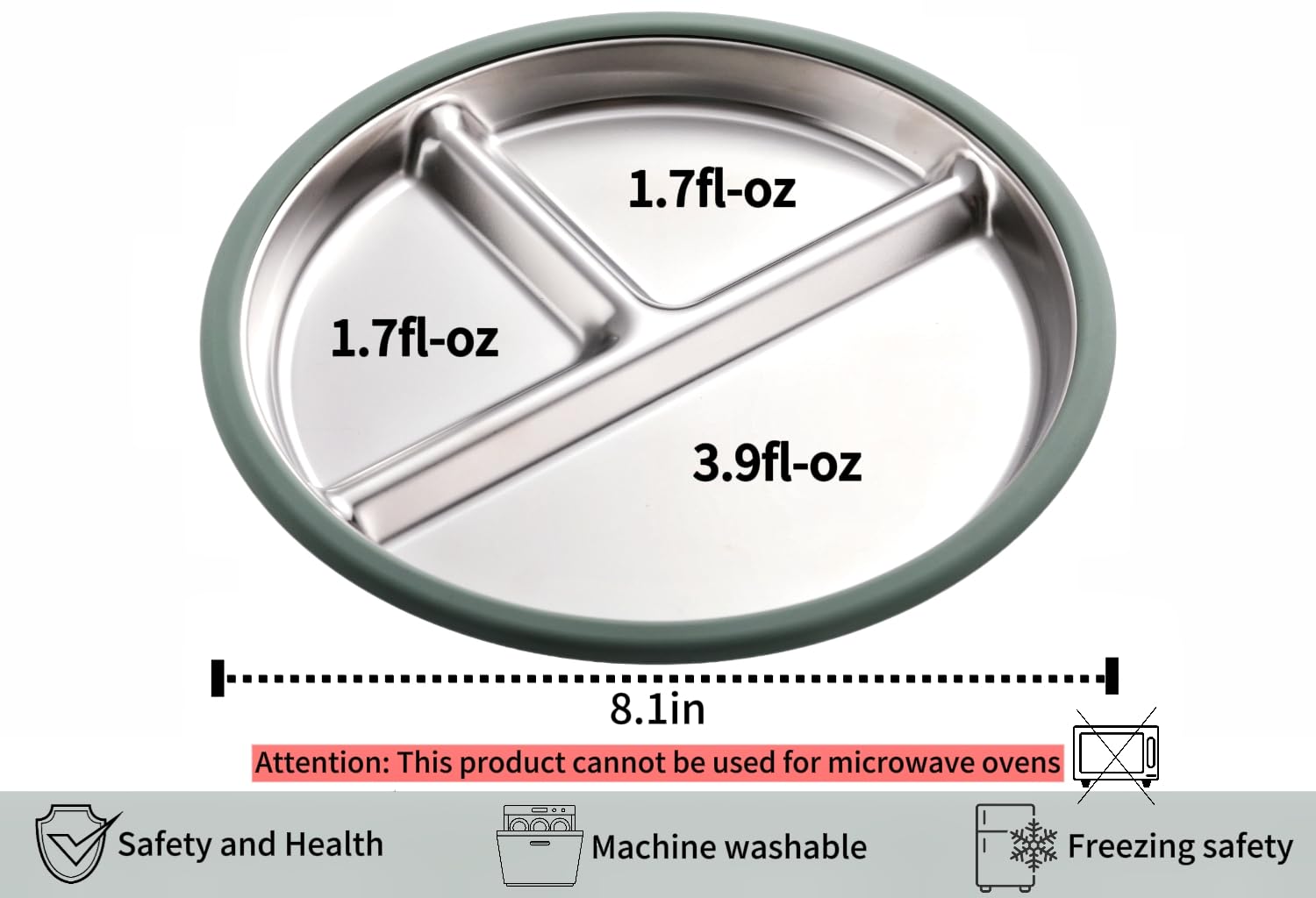 SPMKTQK dishwasher-safe plates simplify cleanup after meals.