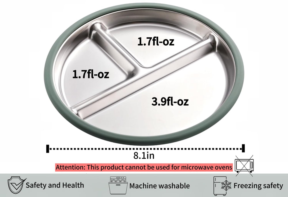 SPMKTQK dishwasher-safe plates simplify cleanup after meals.