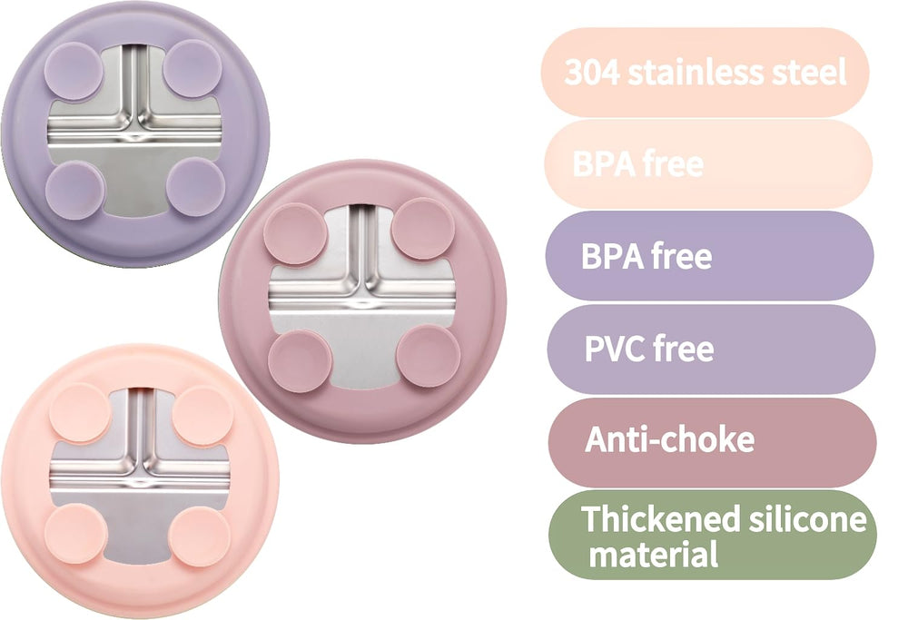 SPMKTQK dishwasher-safe kids plates simplify cleanup