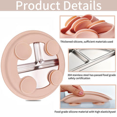 SPMKTQK divided plate with suction base stays put on highchair trays