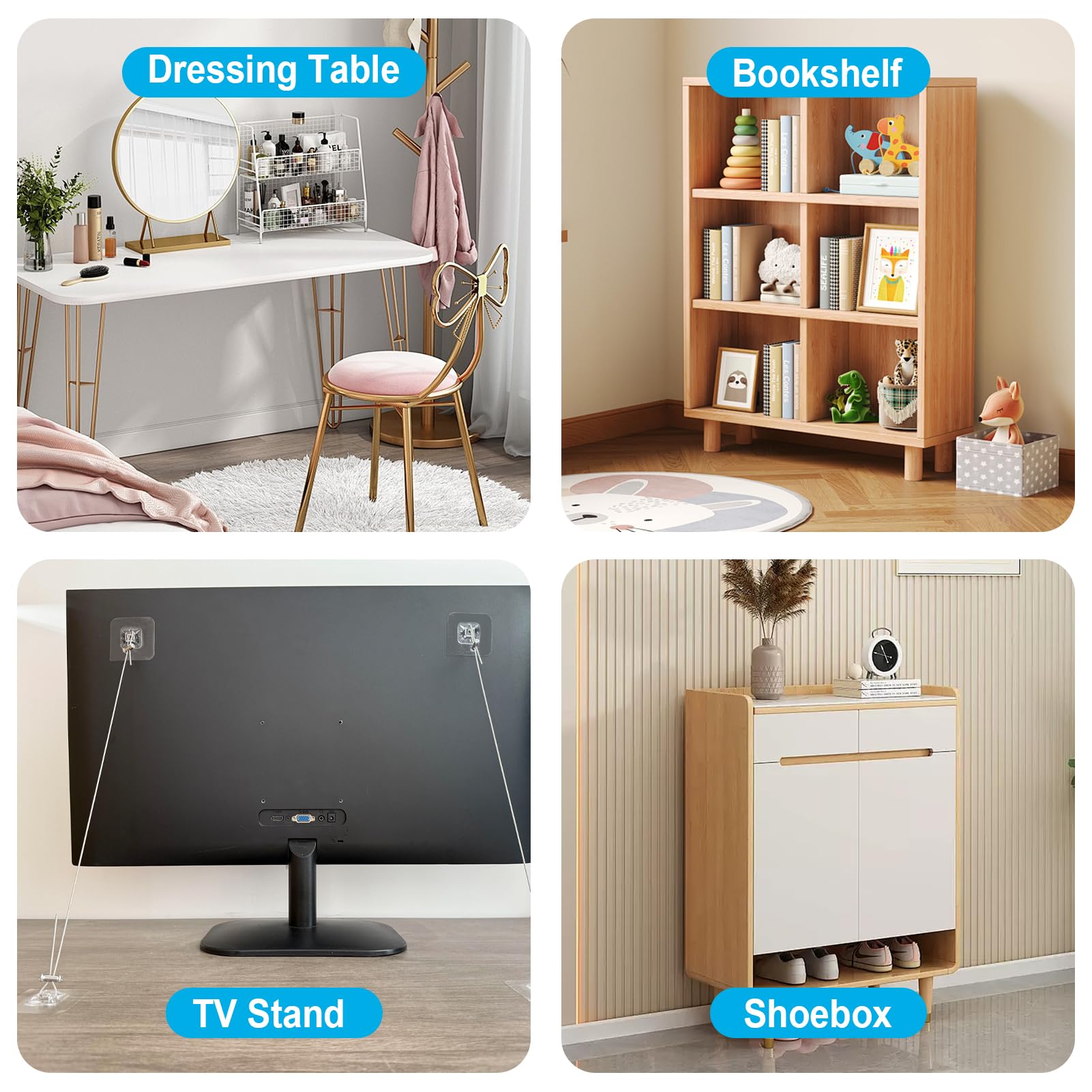 SPNKMJUJ baby proofing solution for homes with kids and pets.