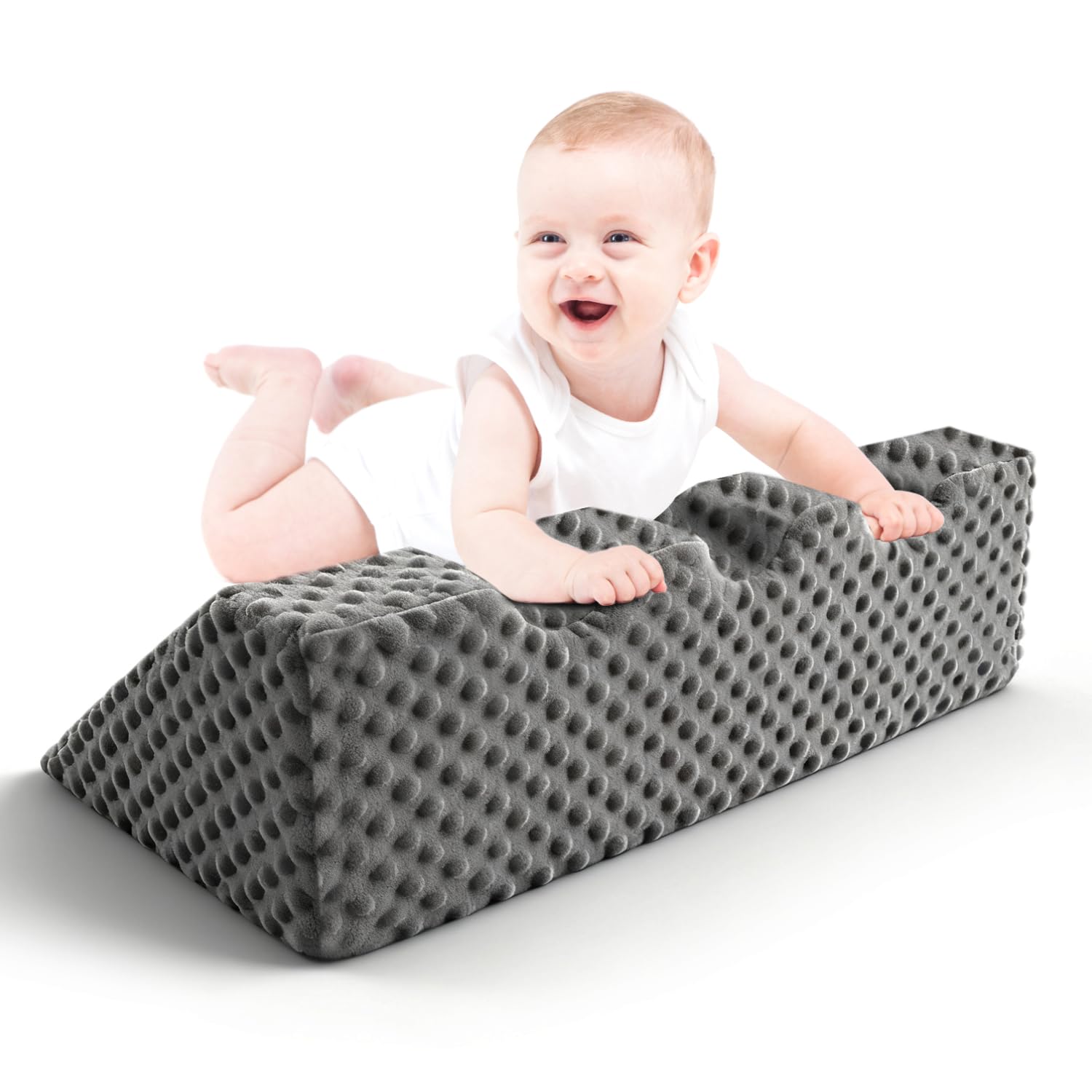 Spongiduits tummy time lounger incline view supports comfortable awake play and gentle digestion support