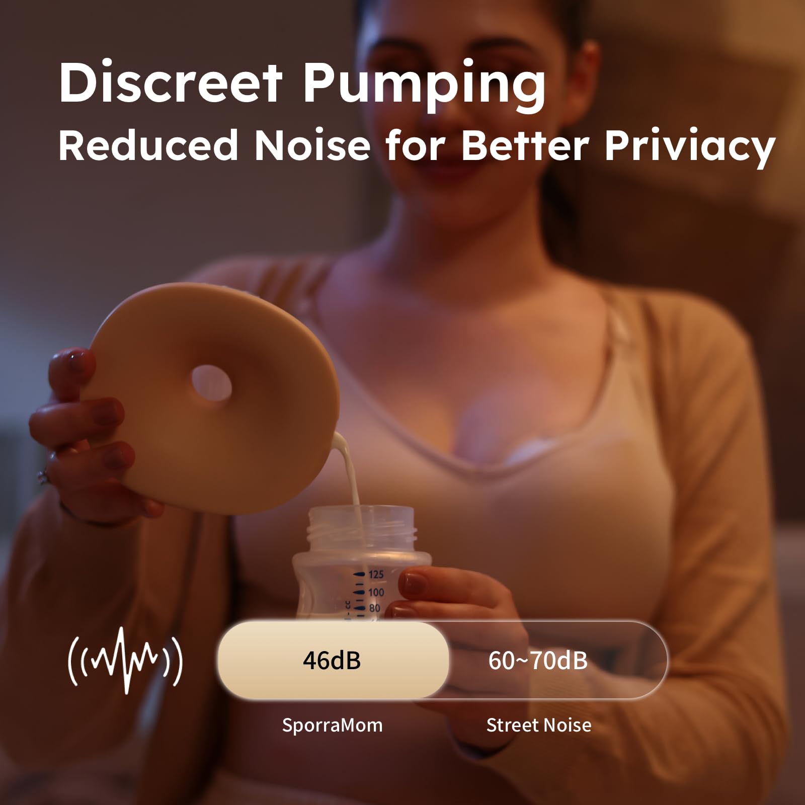 SporraMom W2 hospital-grade suction enables efficient expression with adjustable intensity.
