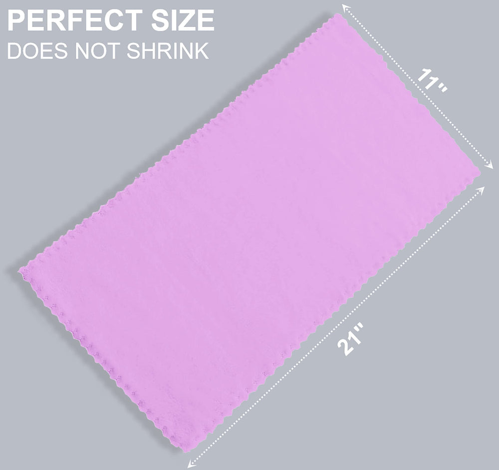 Spotted Play 20x10 inch burp cloths double as a changing mat cover.