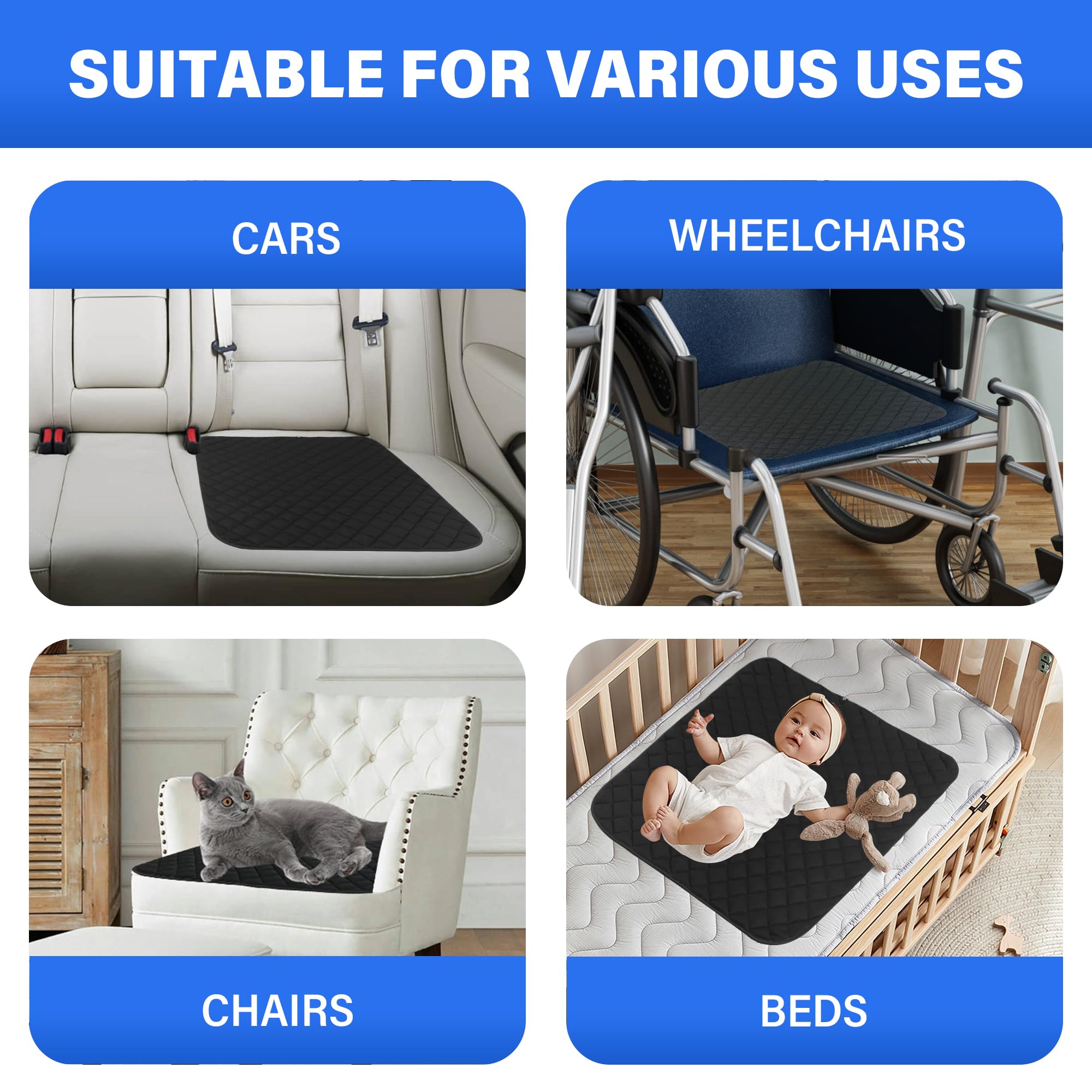 SPRING SEAON car seat pad protects upholstery during travel