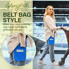 SpringPath Essentials DN belt royal blue, adjustable for secure, comfortable wear.