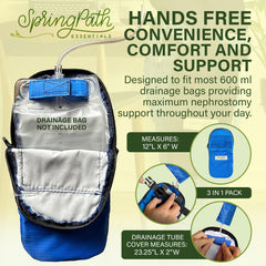 SpringPath nephrostomy tube cover keeps tubing tidy under clothing