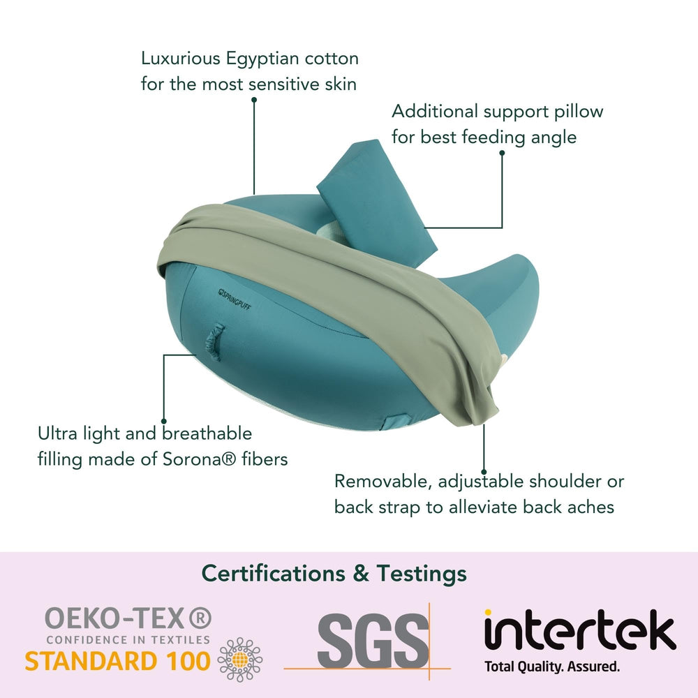 SPRINGPUFF baby-grade certified materials ensure safe, high-quality fabric for baby contact.