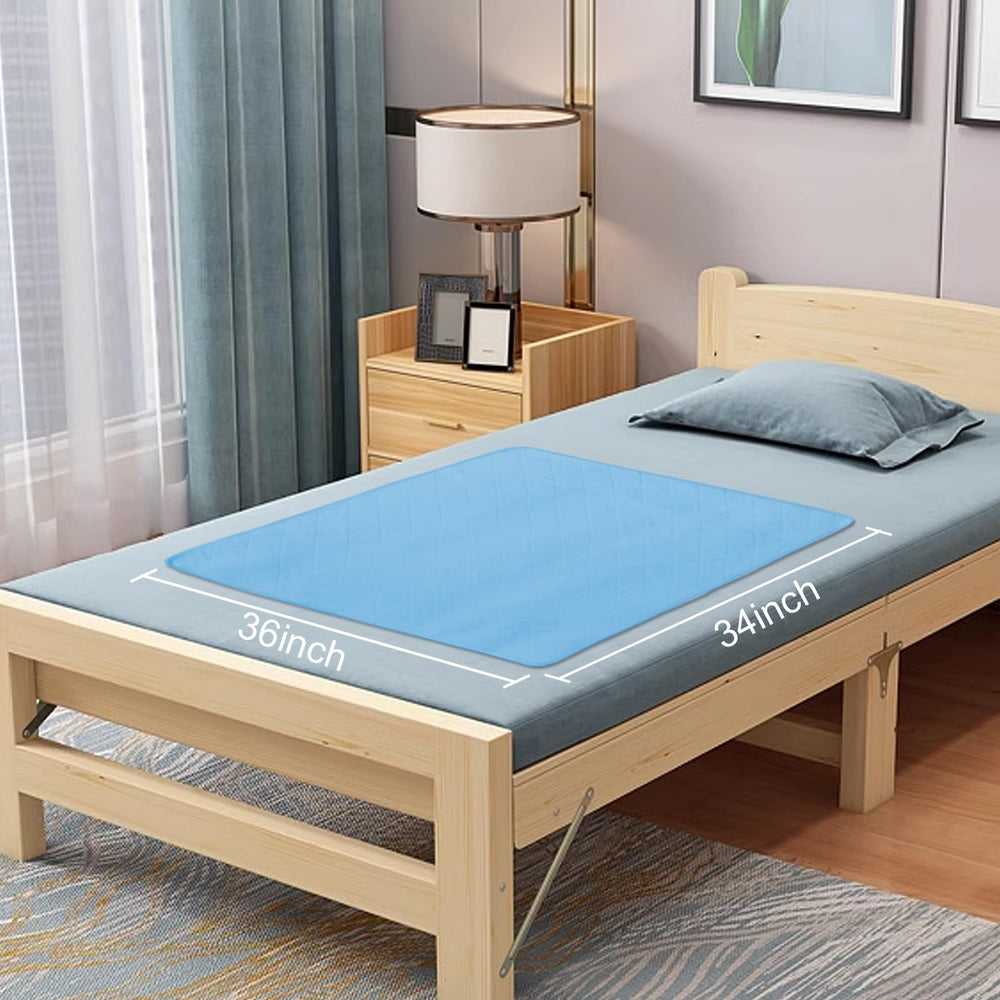 Springspirit bed pad non-slip bottom stays in place.