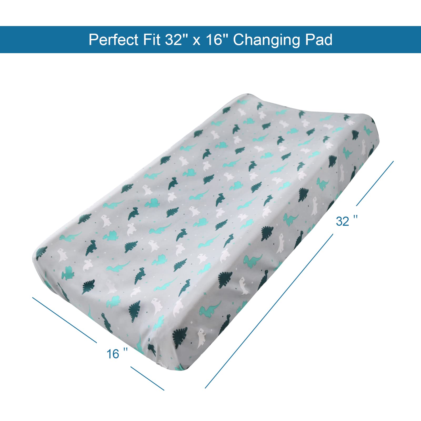 SPRINGSPIRIT changing pad cover white option delivers clean, minimal look and easy pairing.