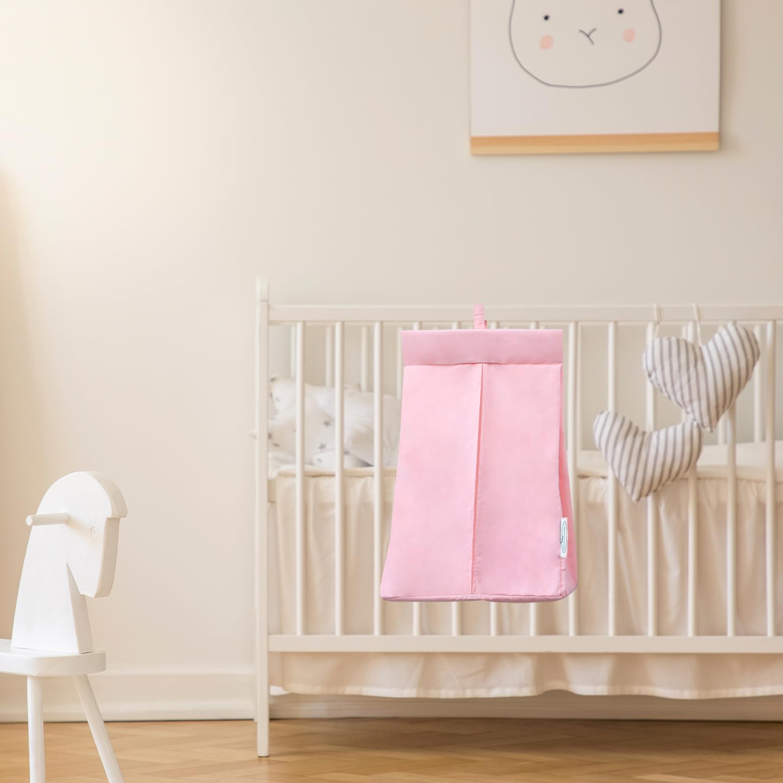 SPRINGSPIRIT diaper stacker pink dustproof organizer protects diapers