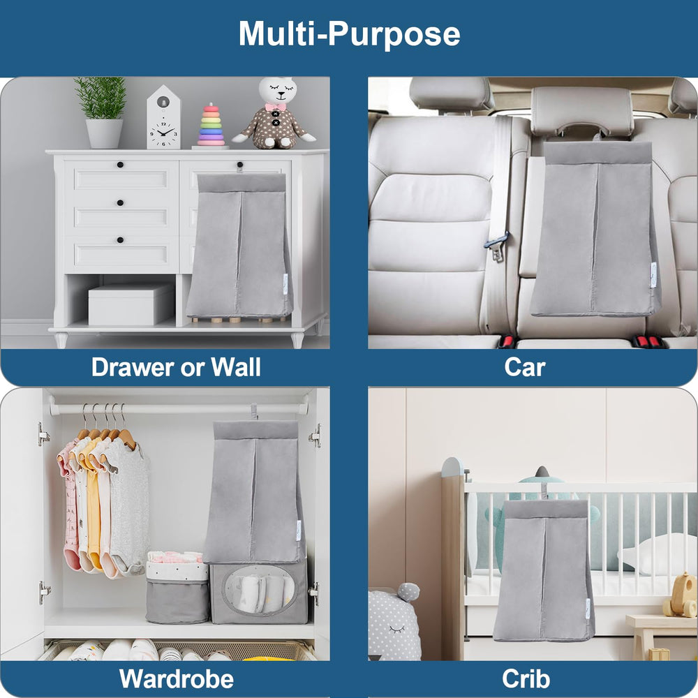 SPRINGSPIRIT diaper stacker machine washable fabric for easy cleaning