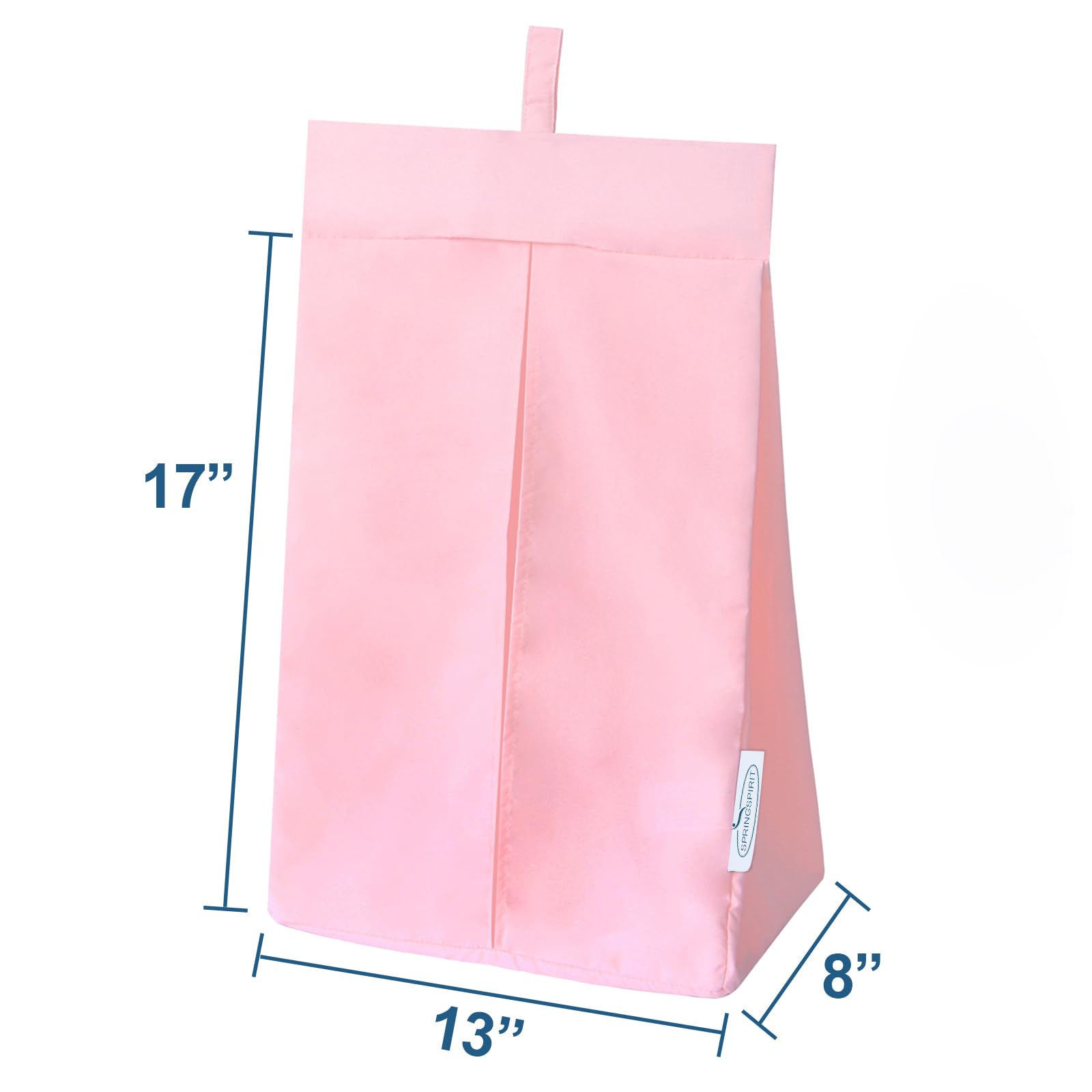 SPRINGSPIRIT diaper stacker pink folded for compact storage