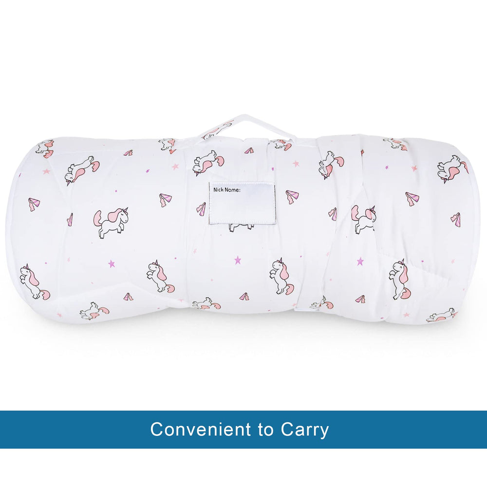 SPRINGSPIRIT nap mat detail emphasizing durable fabric quality.